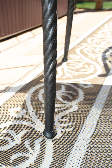 Metal Patio Dining Set with Umbrella