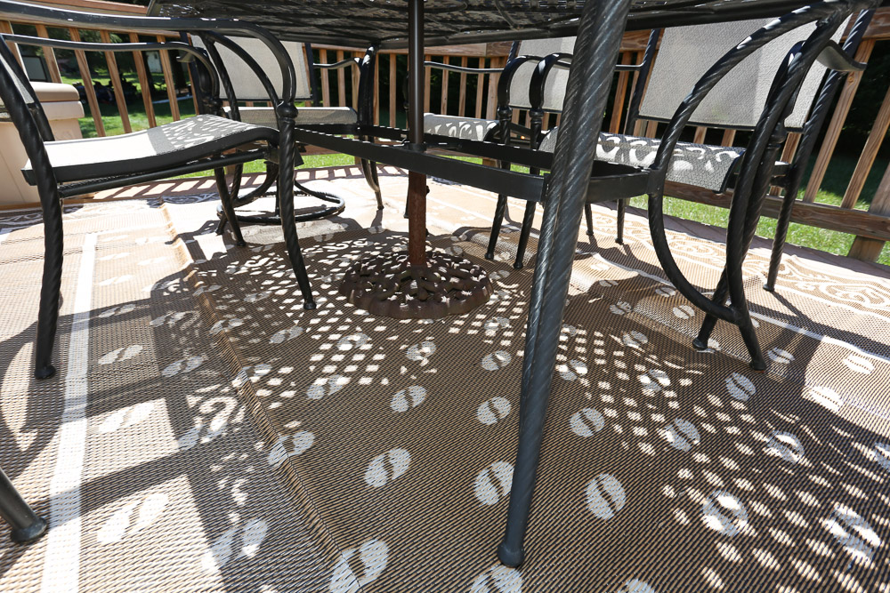 Metal Patio Dining Set with Umbrella