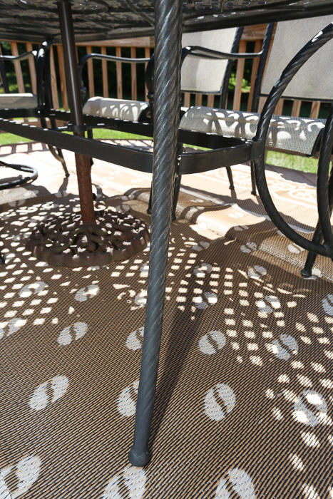 Metal Patio Dining Set with Umbrella
