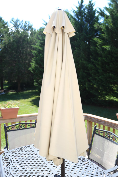 Metal Patio Dining Set with Umbrella