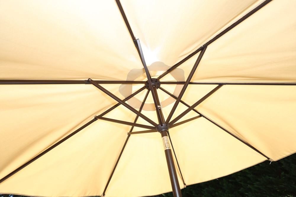 Metal Patio Dining Set with Umbrella