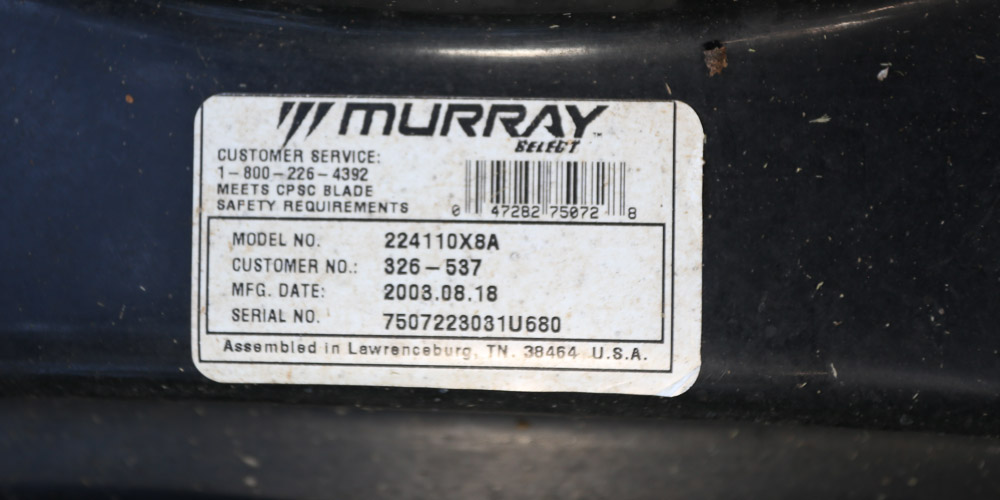 Murray Select 22" Gas Lawnmower with Chainsaws and Scotts Spreader