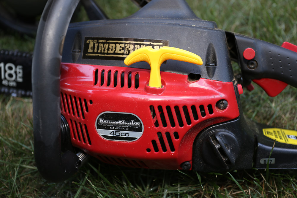 Murray Select 22" Gas Lawnmower with Chainsaws and Scotts Spreader