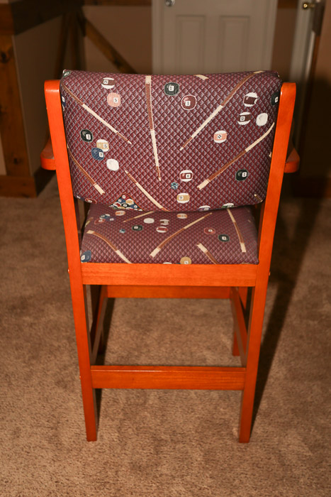 Wooden Billiards Spectator Chairs