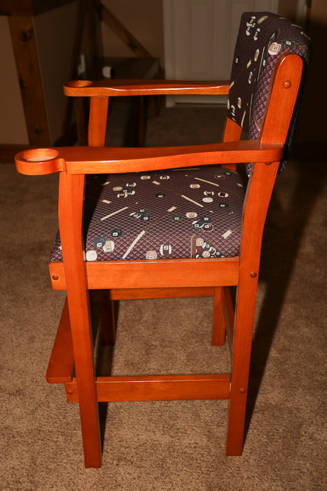 Wooden Billiards Spectator Chairs