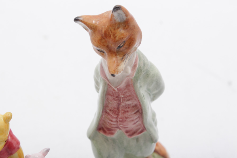 Animal Figurines Featuring "Winnie The Pooh"