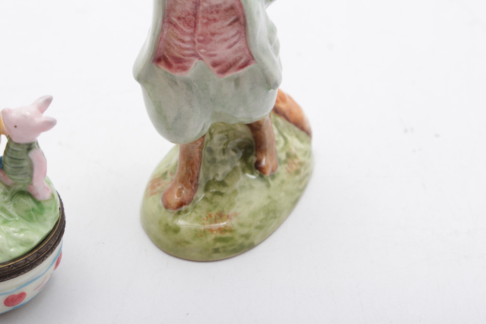 Animal Figurines Featuring "Winnie The Pooh"