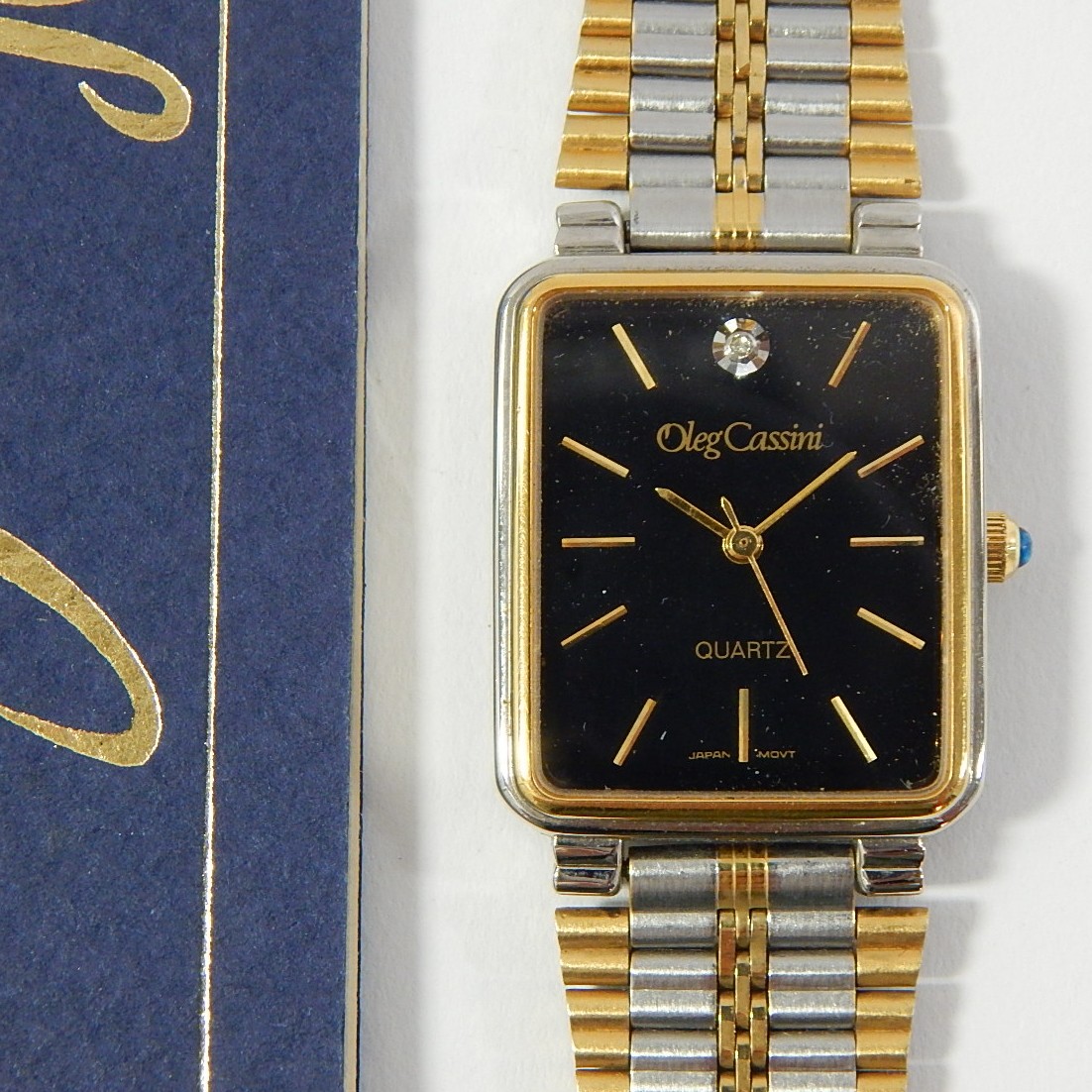 Vintage Oleg Cassini Stainless Steel Watch