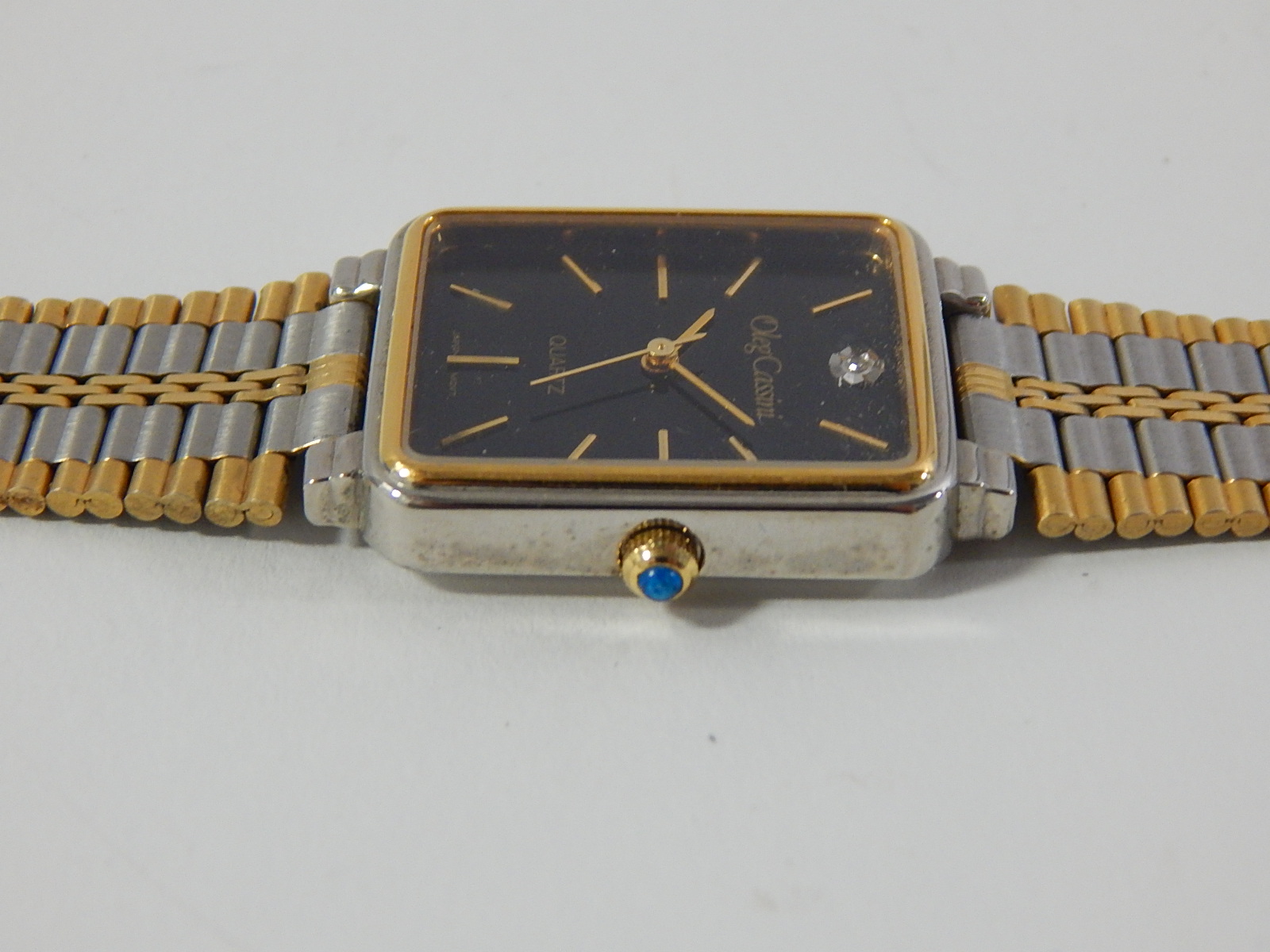 Vintage Oleg Cassini Stainless Steel Watch