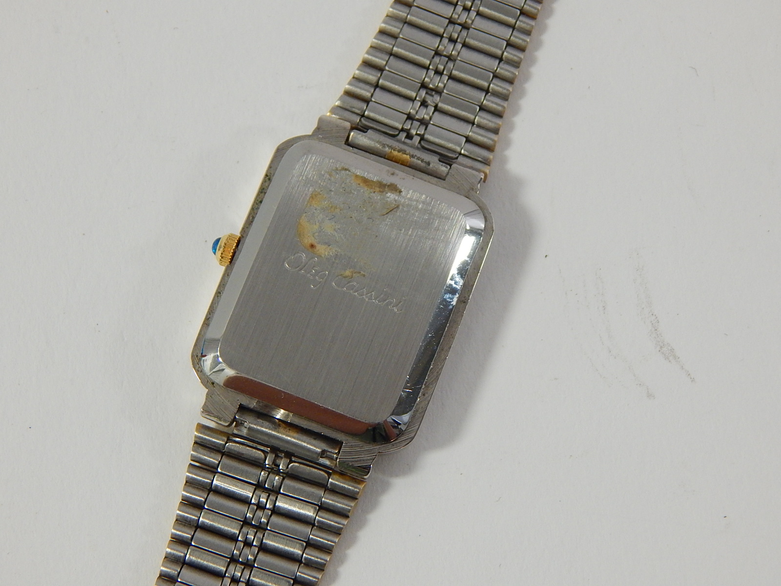 Vintage Oleg Cassini Stainless Steel Watch