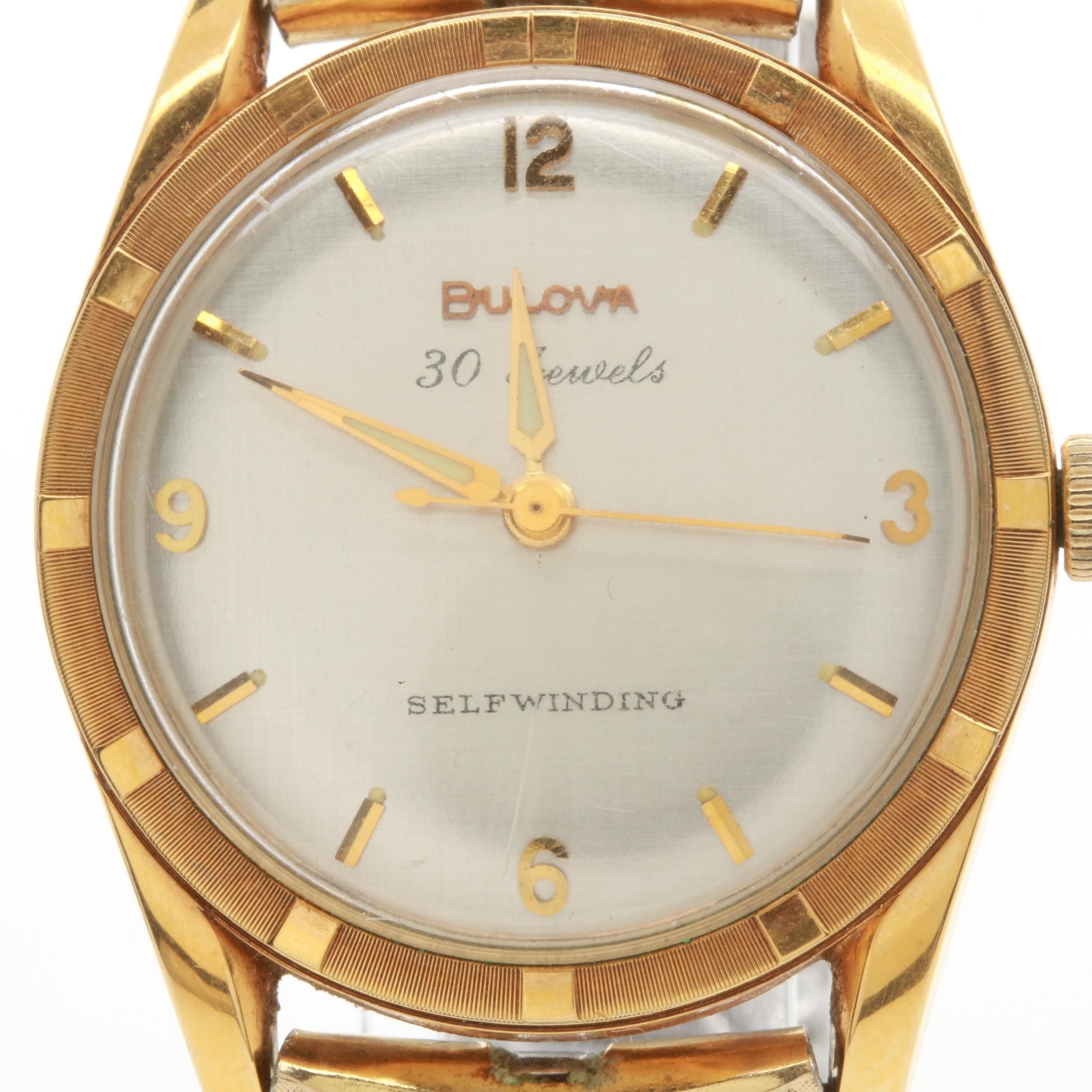 Bulova Gold-Plated Stainless Steel Watch