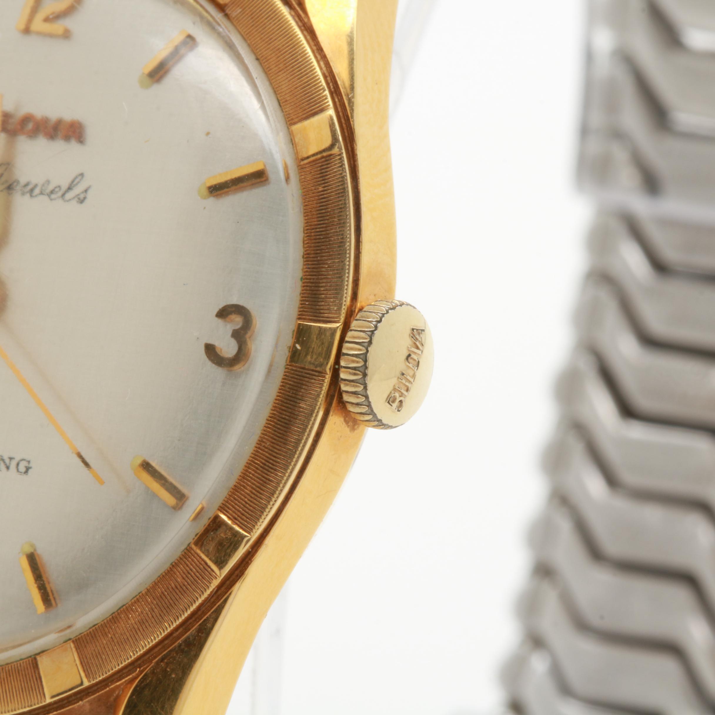 Bulova Gold-Plated Stainless Steel Watch