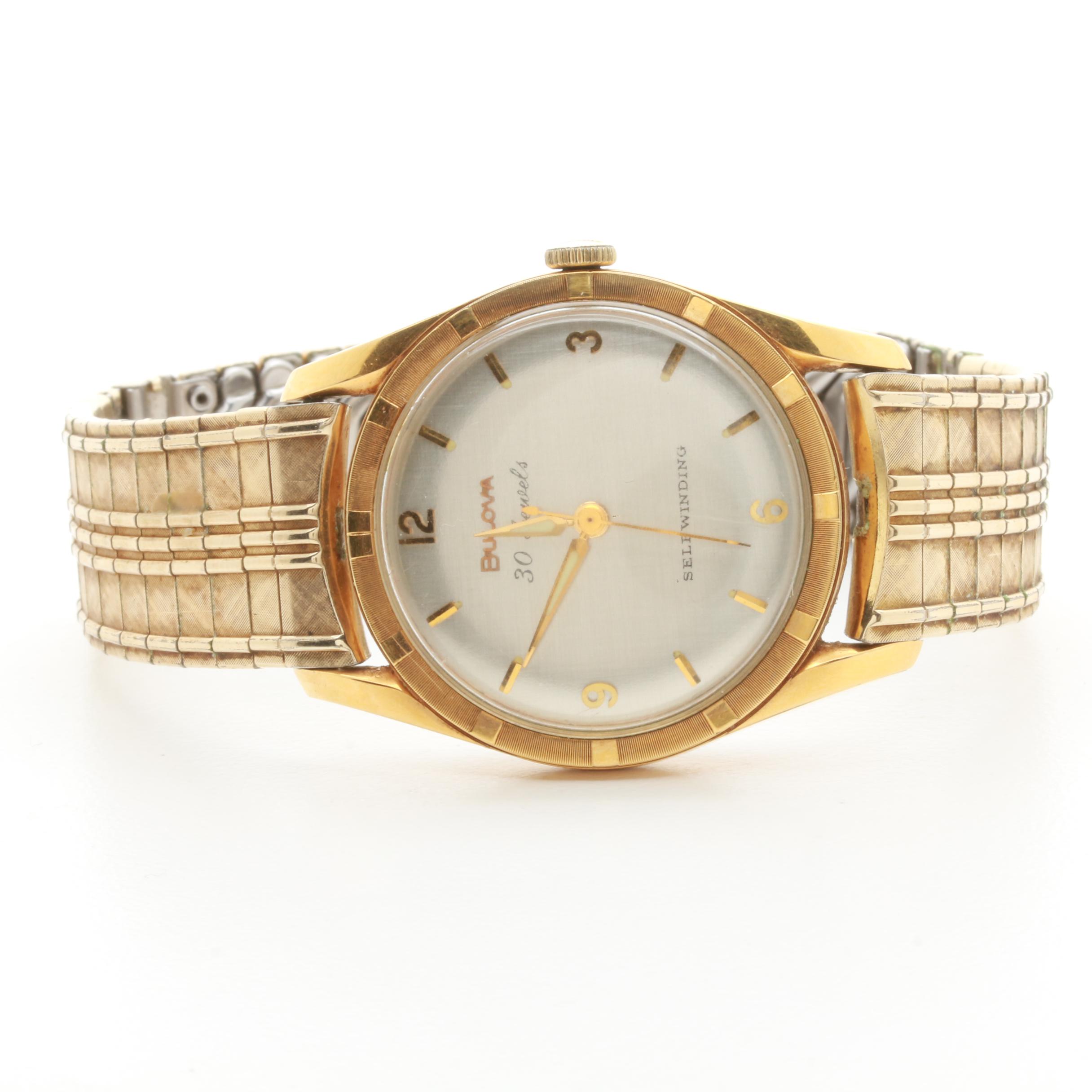 Bulova Gold-Plated Stainless Steel Watch