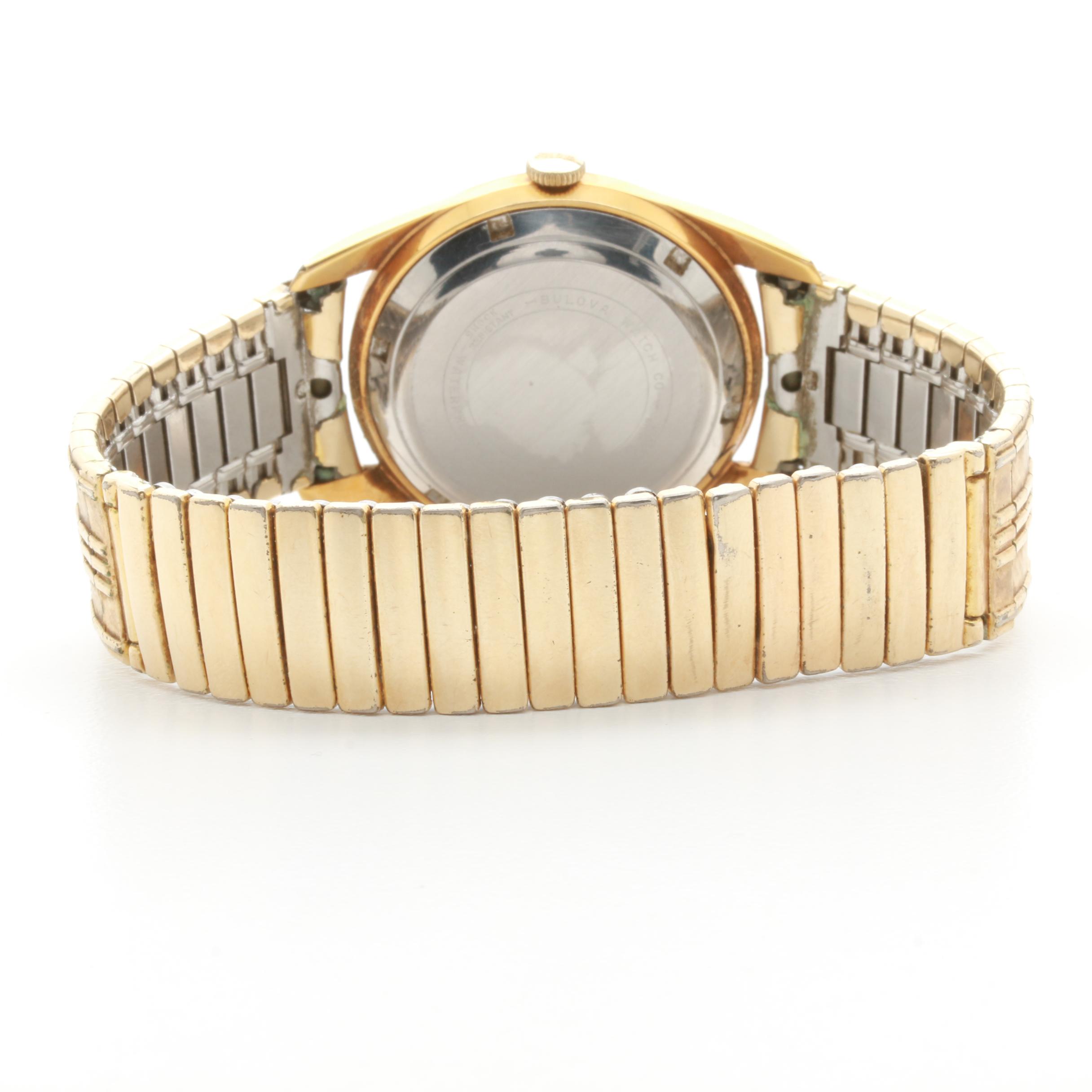 Bulova Gold-Plated Stainless Steel Watch