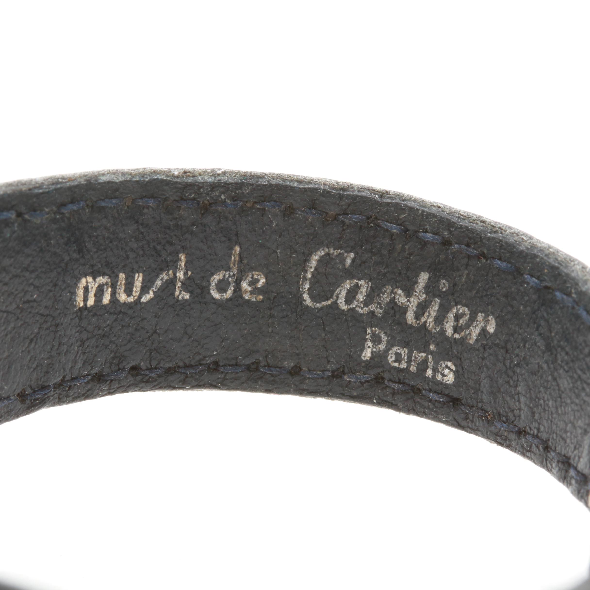 Must de Cartier Gold-Plated Sterling Silver Watch