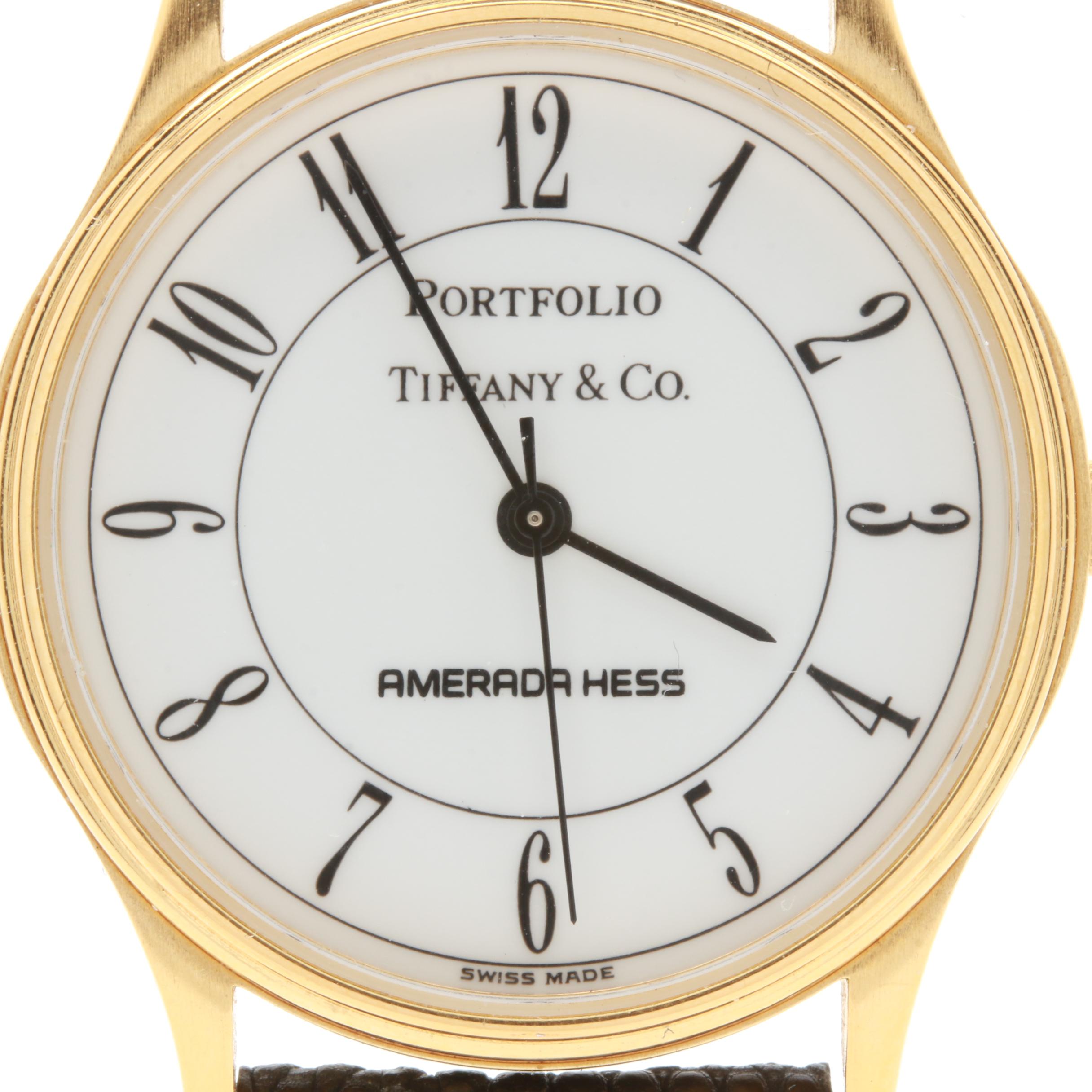 Portfolio by Tiffany & Co. Gold-Plated Stainless Steel Watch