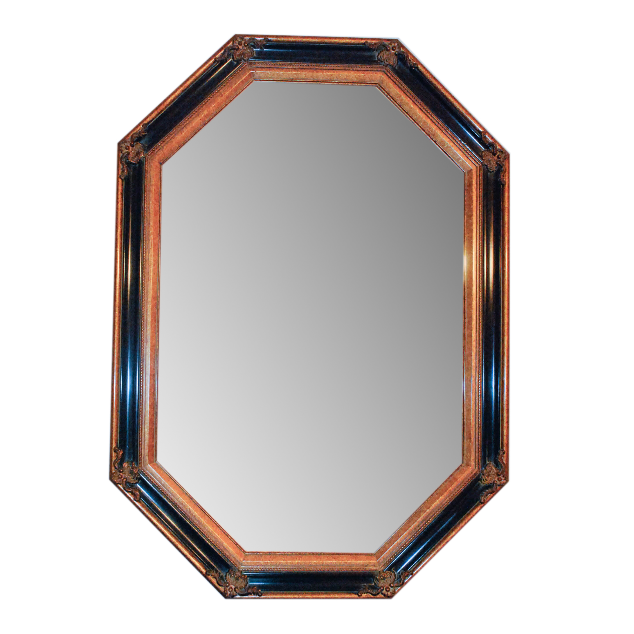 Octagonal Napoleonic Imperial Style Wall Mirror
