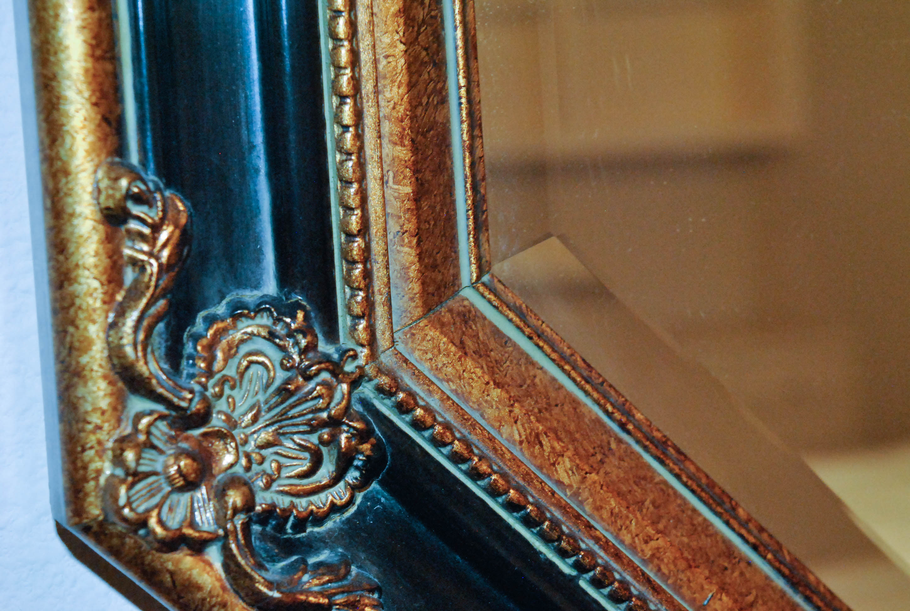 Octagonal Napoleonic Imperial Style Wall Mirror