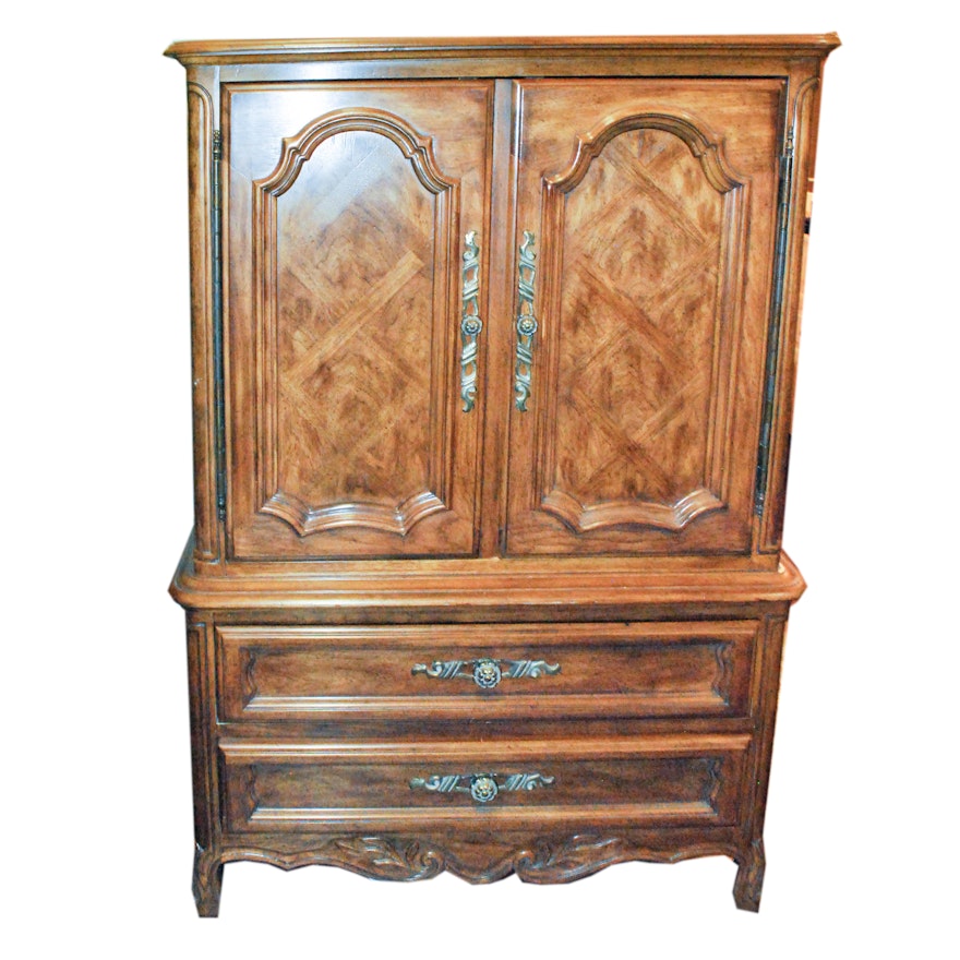 French Provincial Style Wardrobe by Drexel