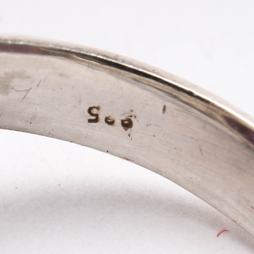 Sterling Silver Synthetic Amethyst Ring