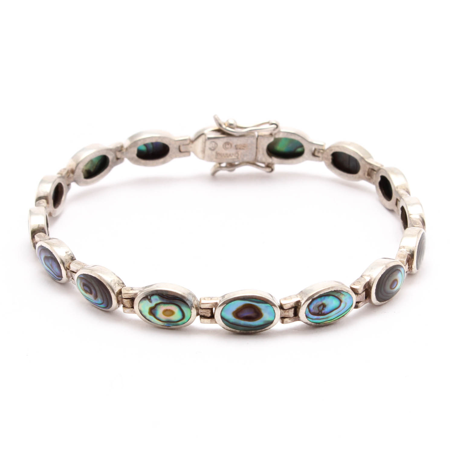 Sterling Silver Abalone Bracelet