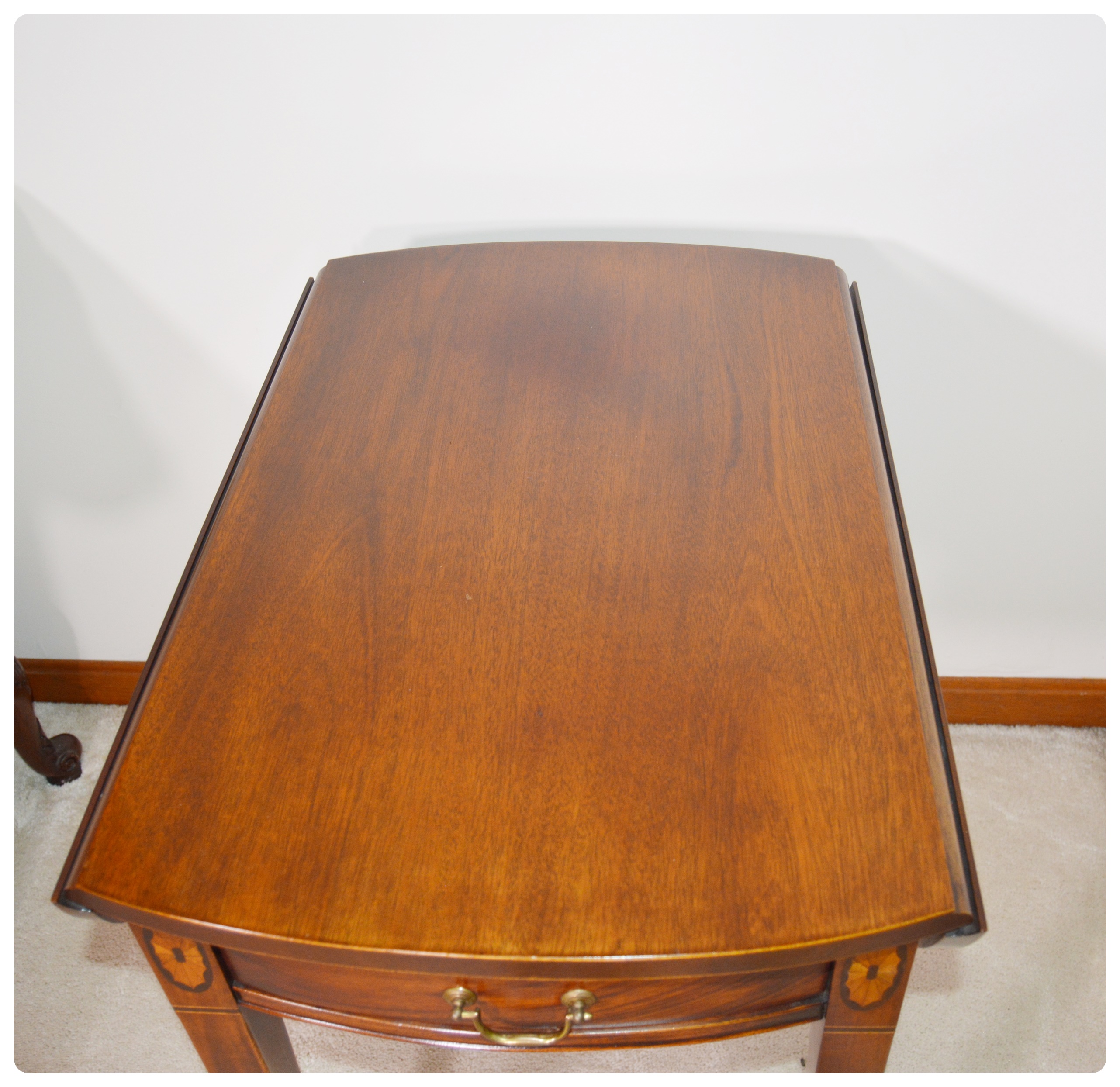 Hickory Chair Co. "James River Plantation Collection" Pembroke Side Table