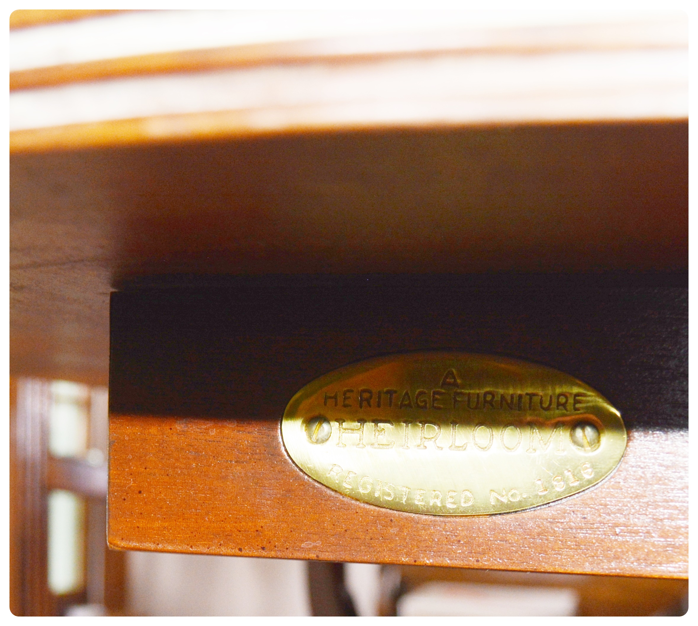 Drexel-Heritage "Heirloom" Collection Chippendale Style Dining Table and Chairs