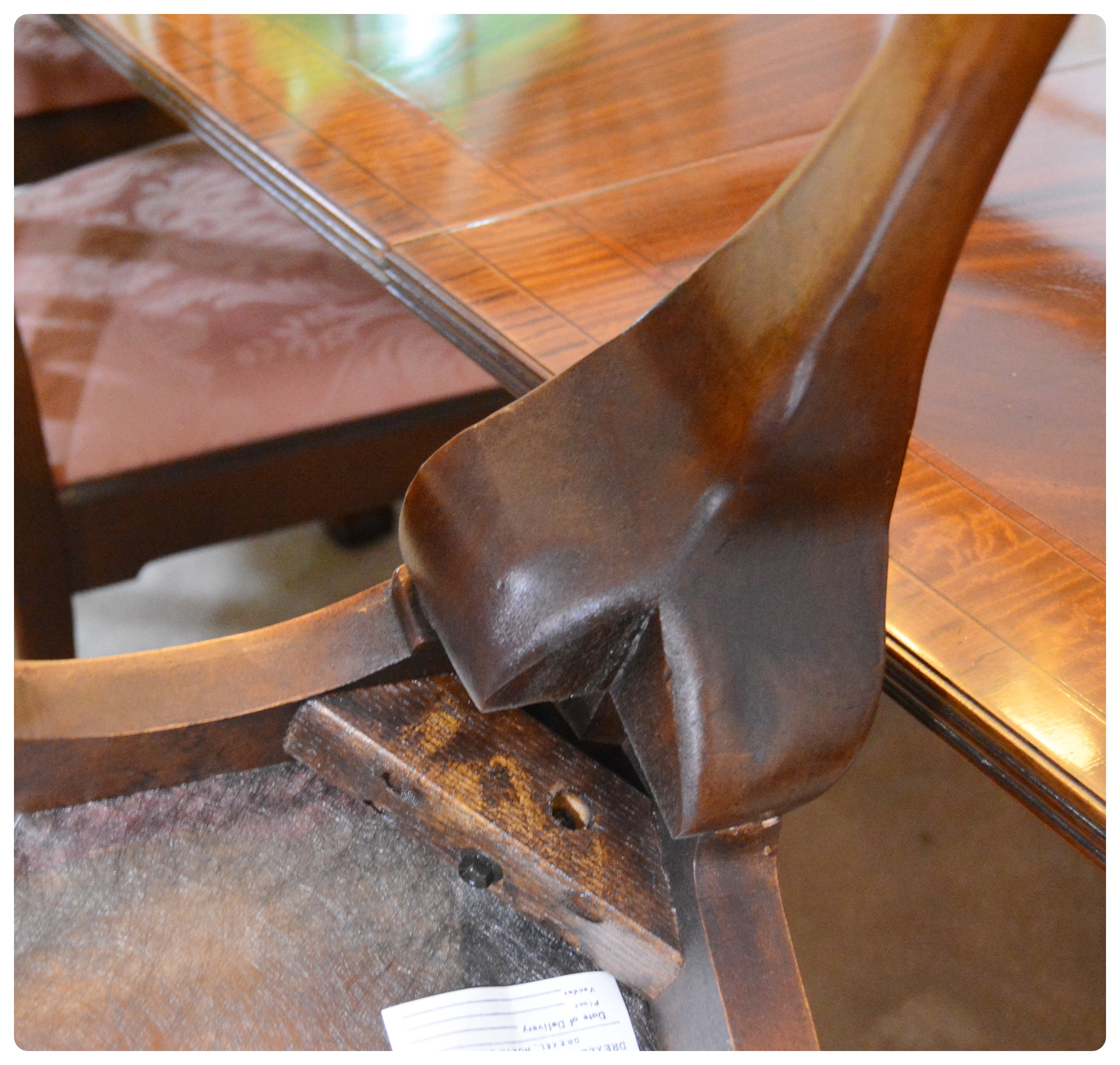 Drexel-Heritage "Heirloom" Collection Chippendale Style Dining Table and Chairs