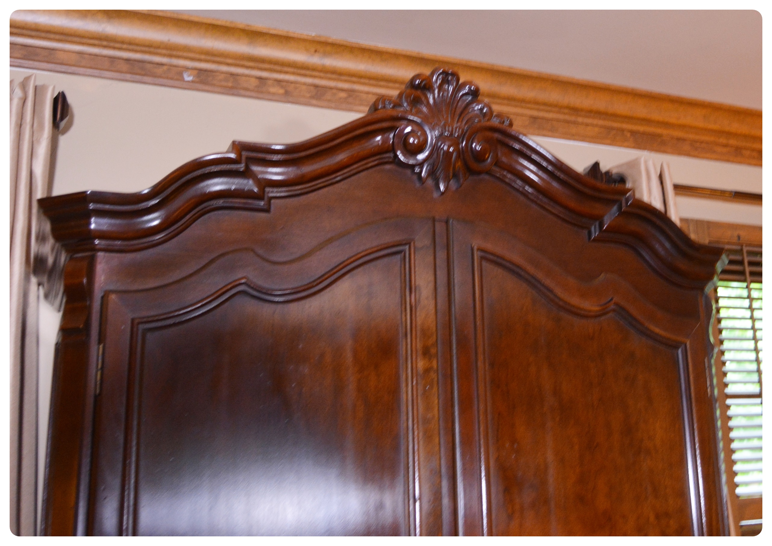 Bombe Style Armoire by Century Furniture