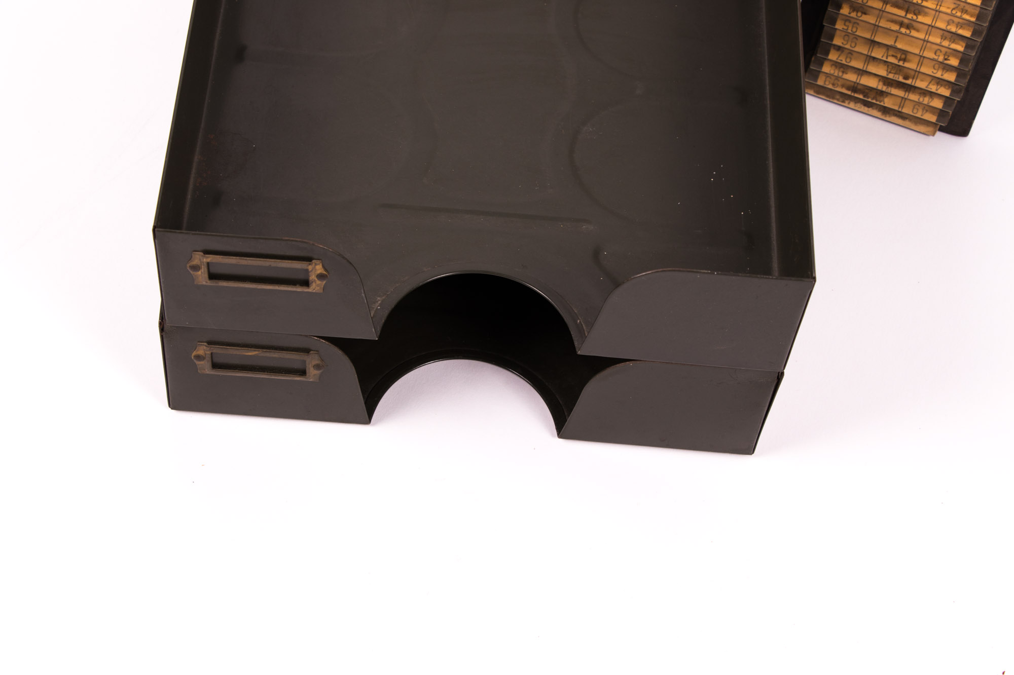 Vintage Clock Punch Card Holder and Office Supplies From "Carol"