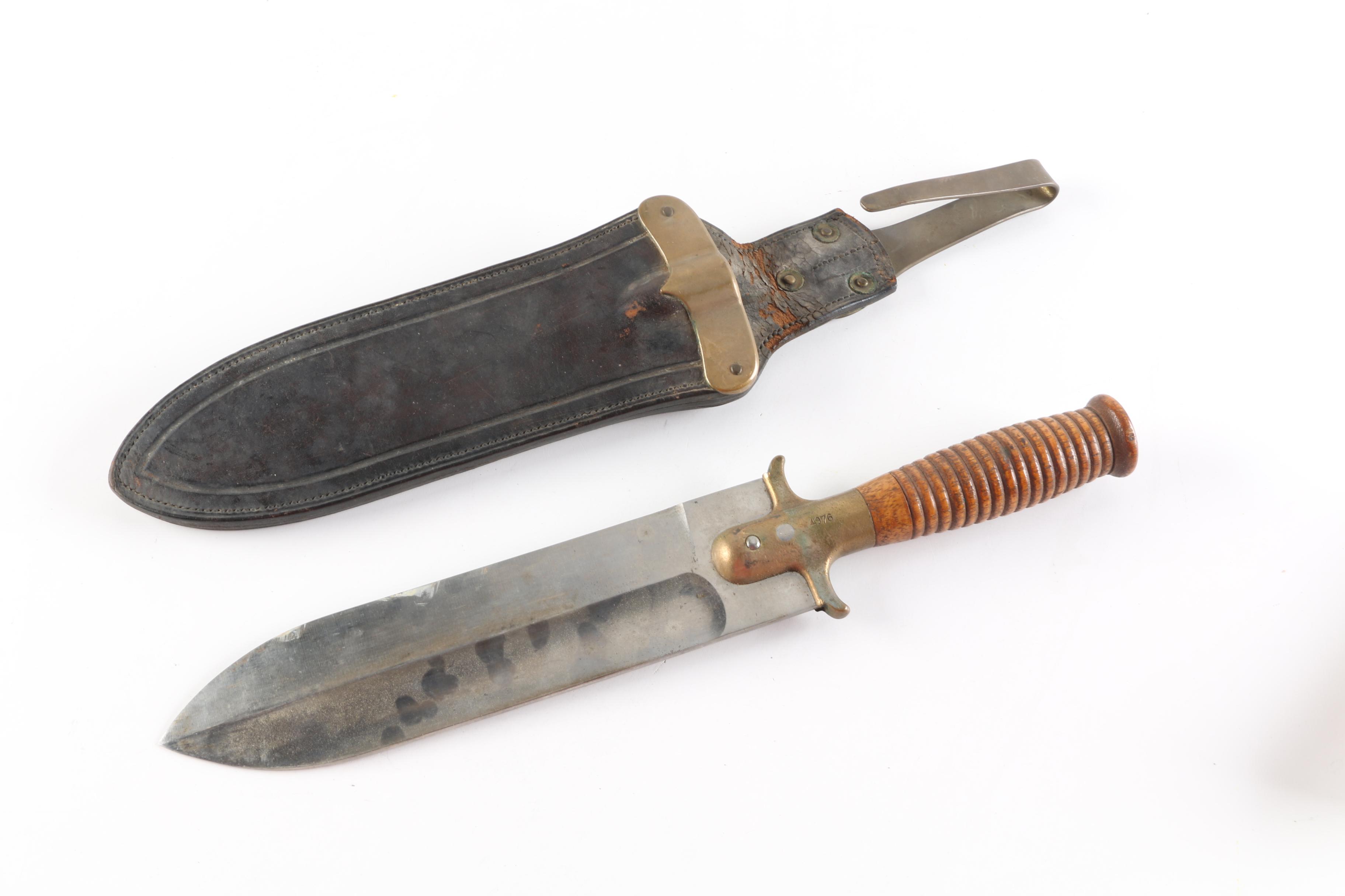 U.S. Springfield Model Hunting Knife and Reproduction Carvel Hall