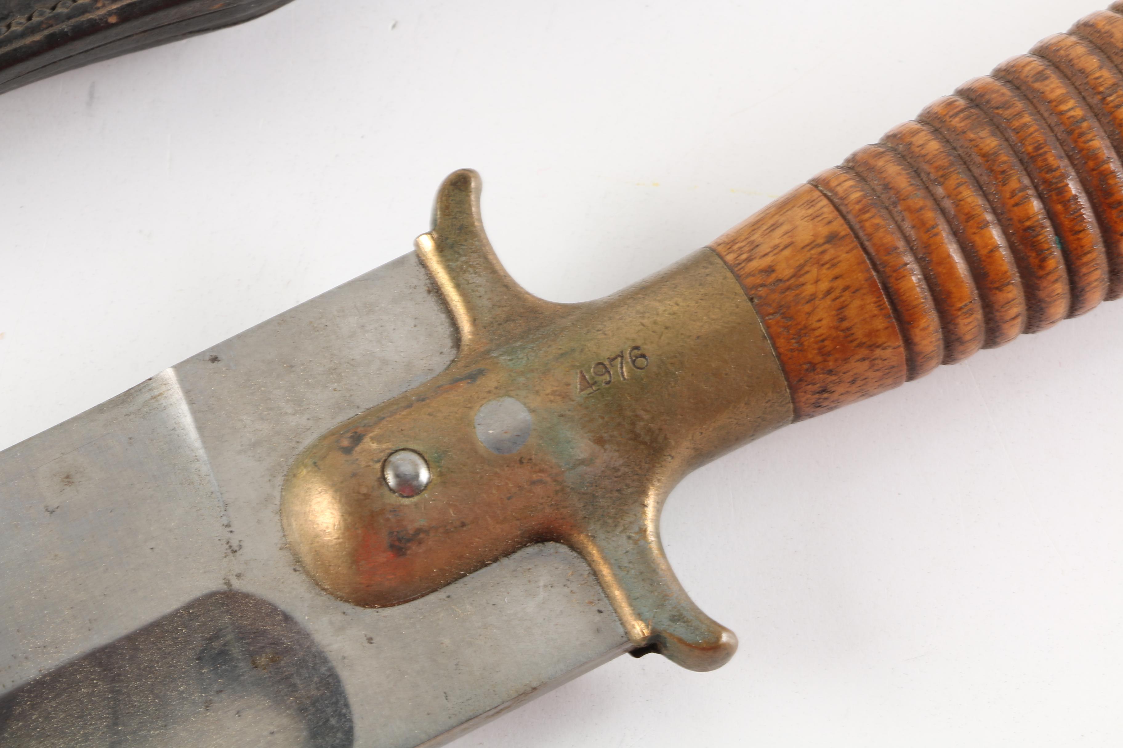 U.S. Springfield Model Hunting Knife and Reproduction Carvel Hall