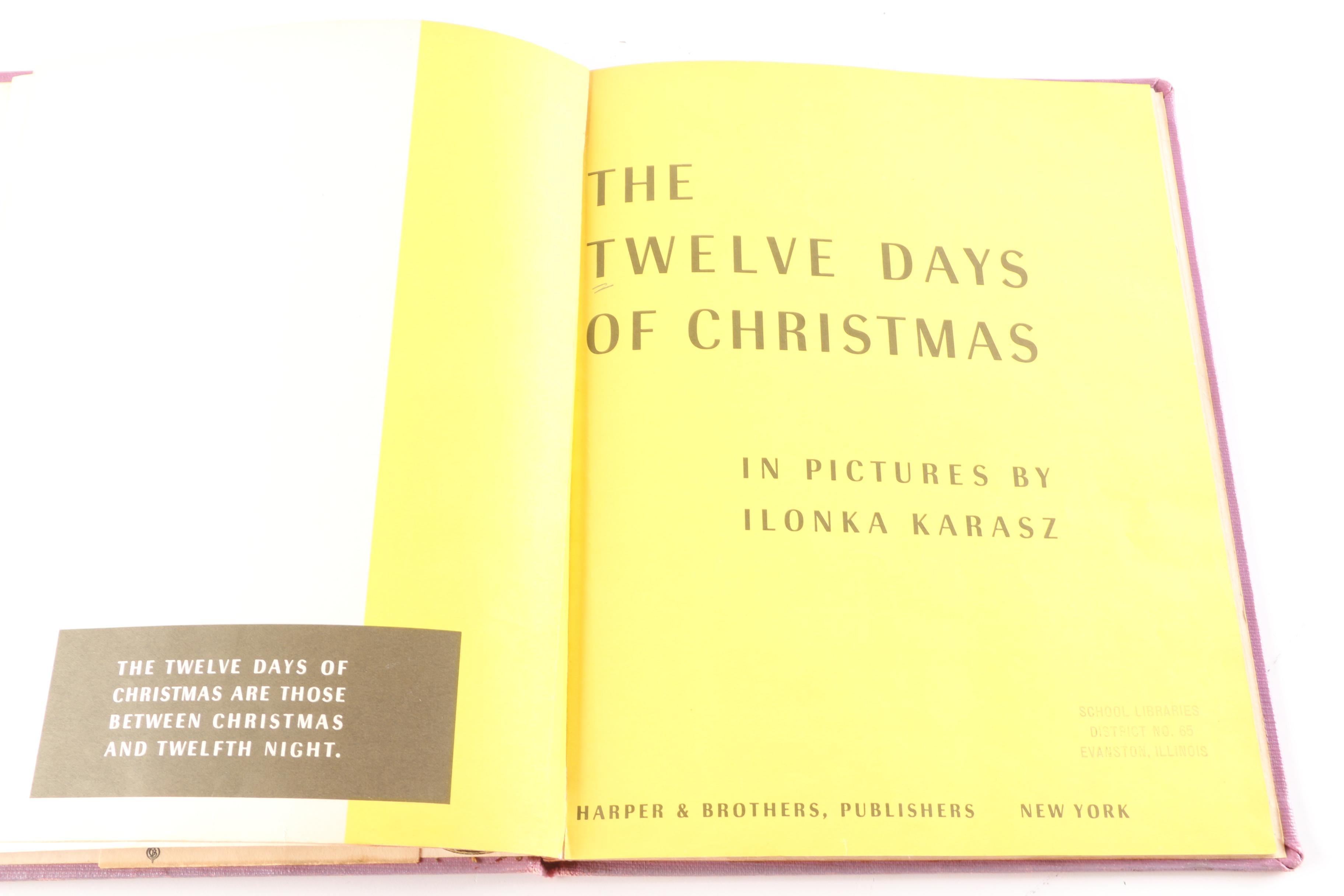 1949 "The Twelve Days of Christmas" by Ilonka Karasz
