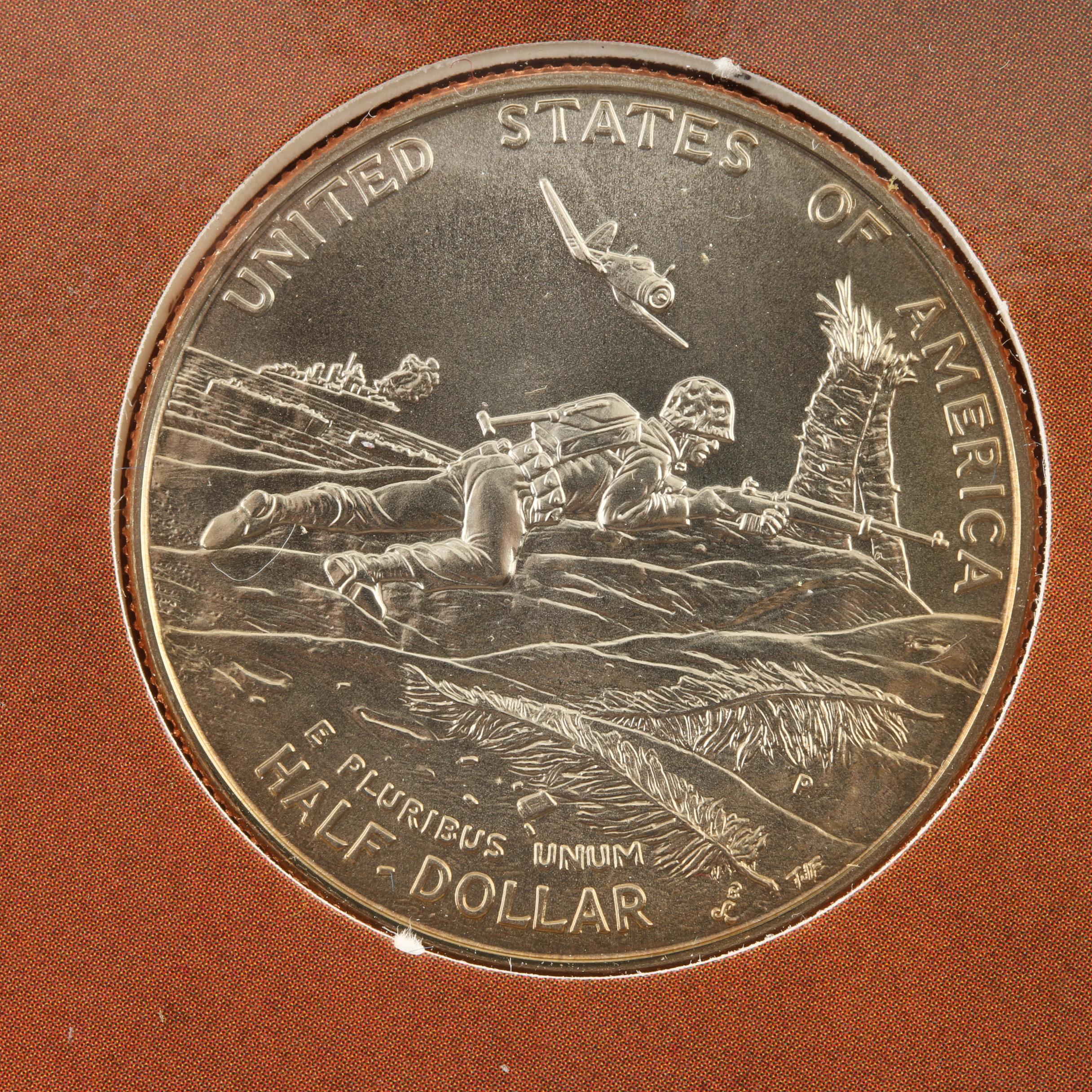 World War II 50th Anniversary Commemorative Coin and Victory Medal Set