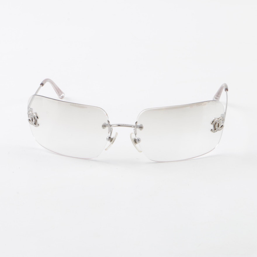 Chanel 4017-D Rimless Sunglasses