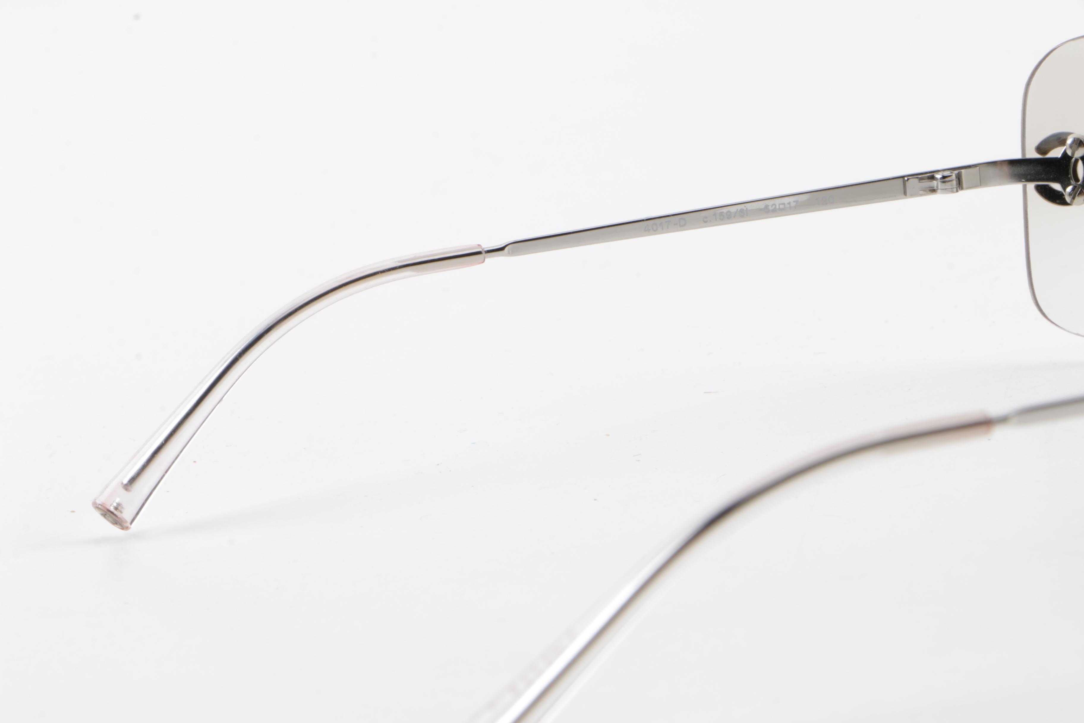 Chanel 4017-D Rimless Sunglasses