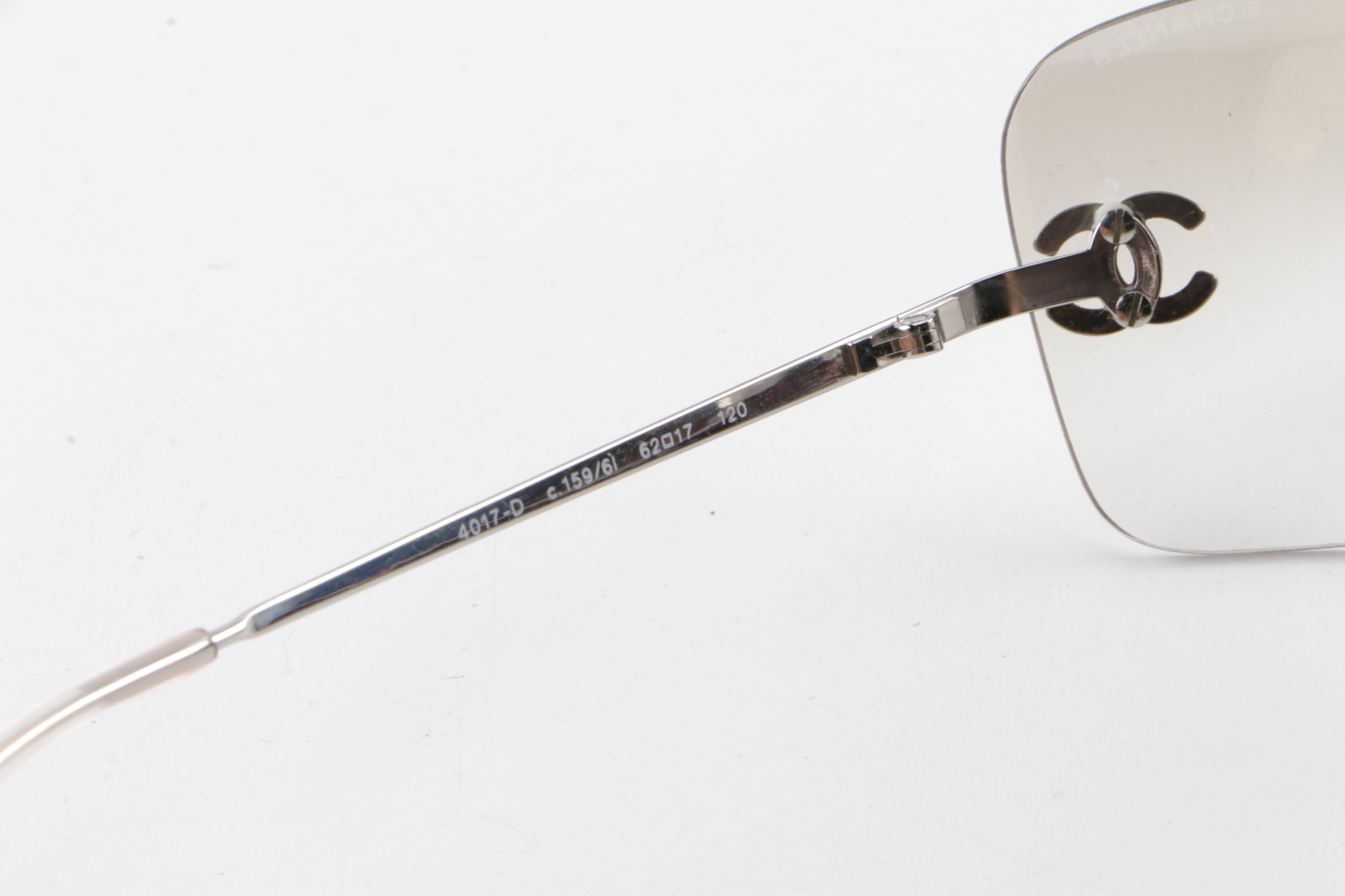 Chanel 4017-D Rimless Sunglasses