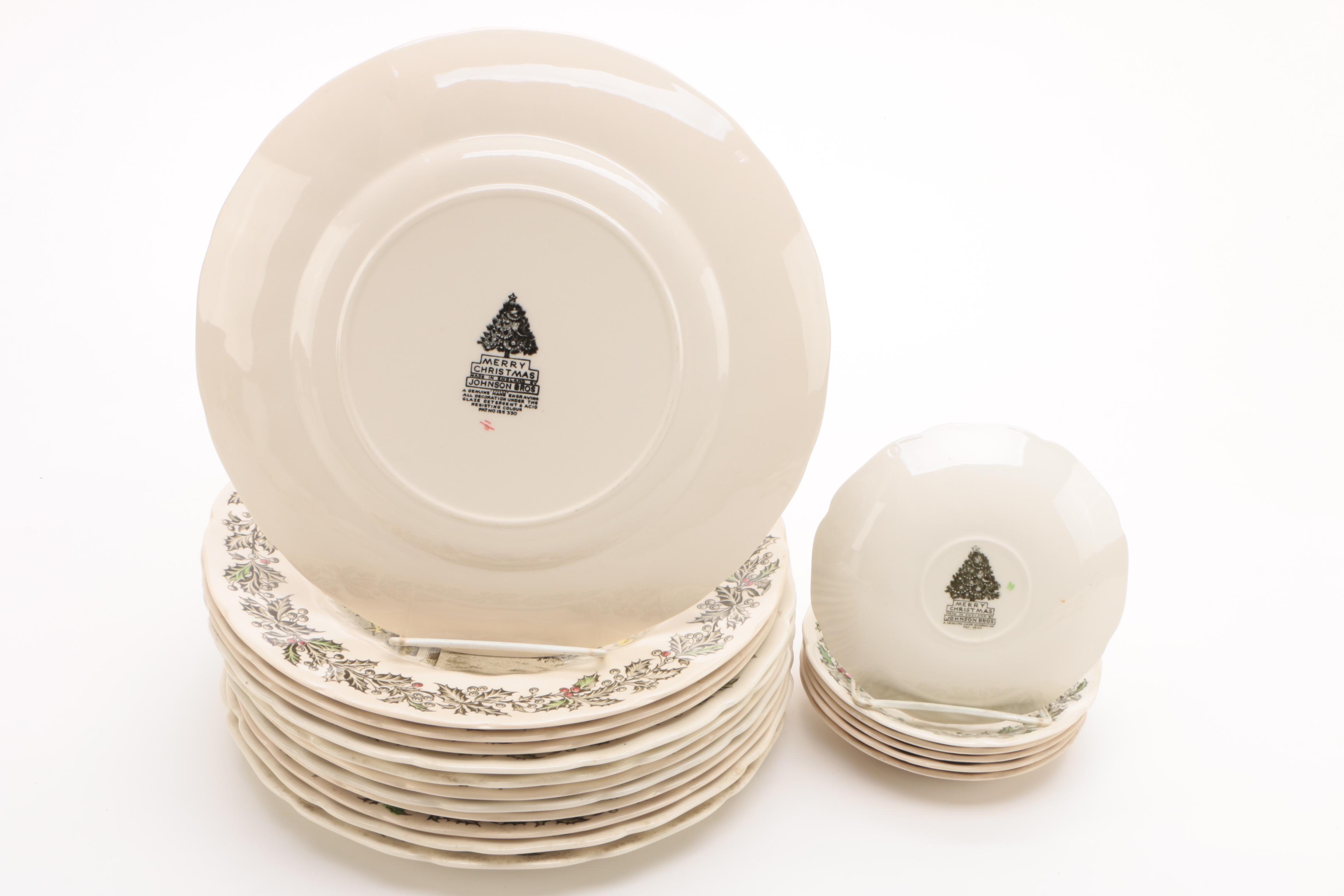 Johnson Brothers "Merry Christmas" Holiday Tableware
