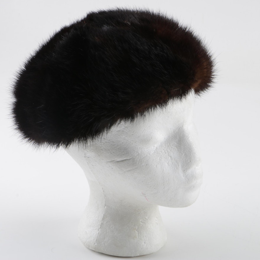 Women's Vintage Betmar Mink Fur Hat