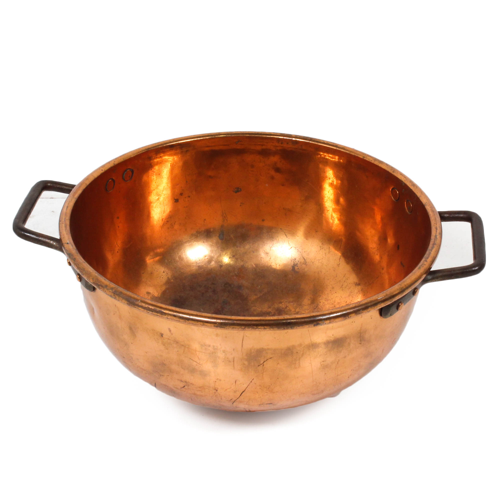 Antique Copper Apple Butter Kettle