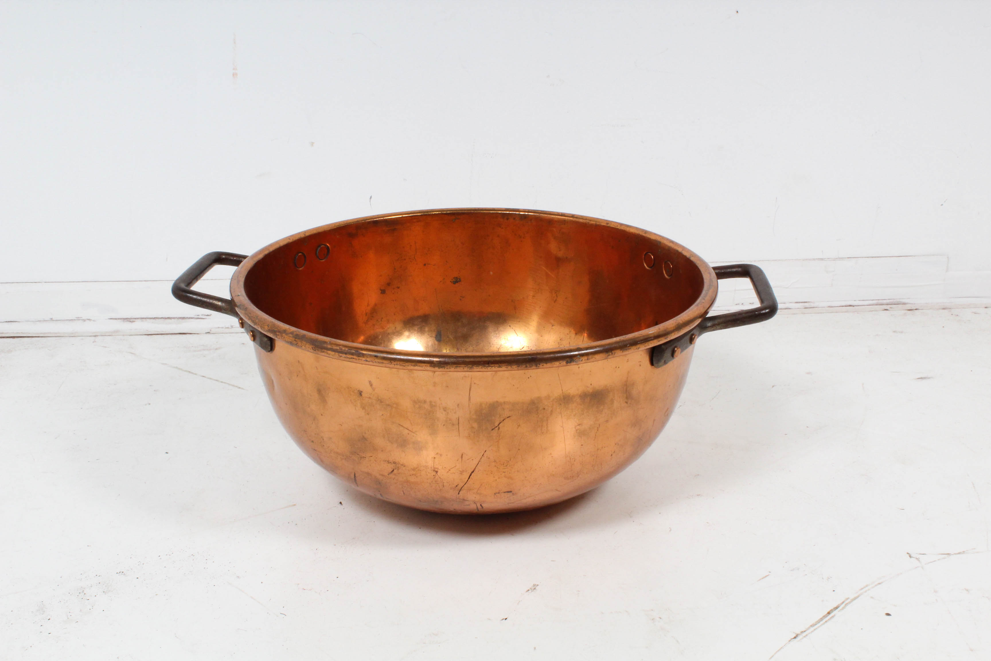 Antique Copper Apple Butter Kettle