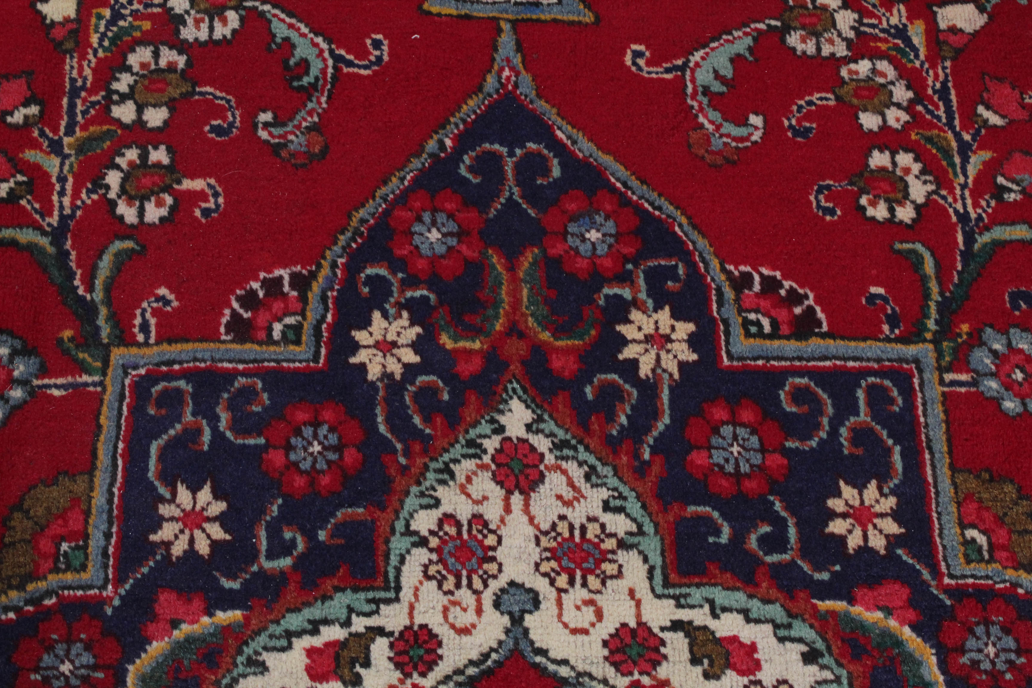 Hand-Knotted Persian Indo-Persian Tabatabai Tabriz Room Sized Rug