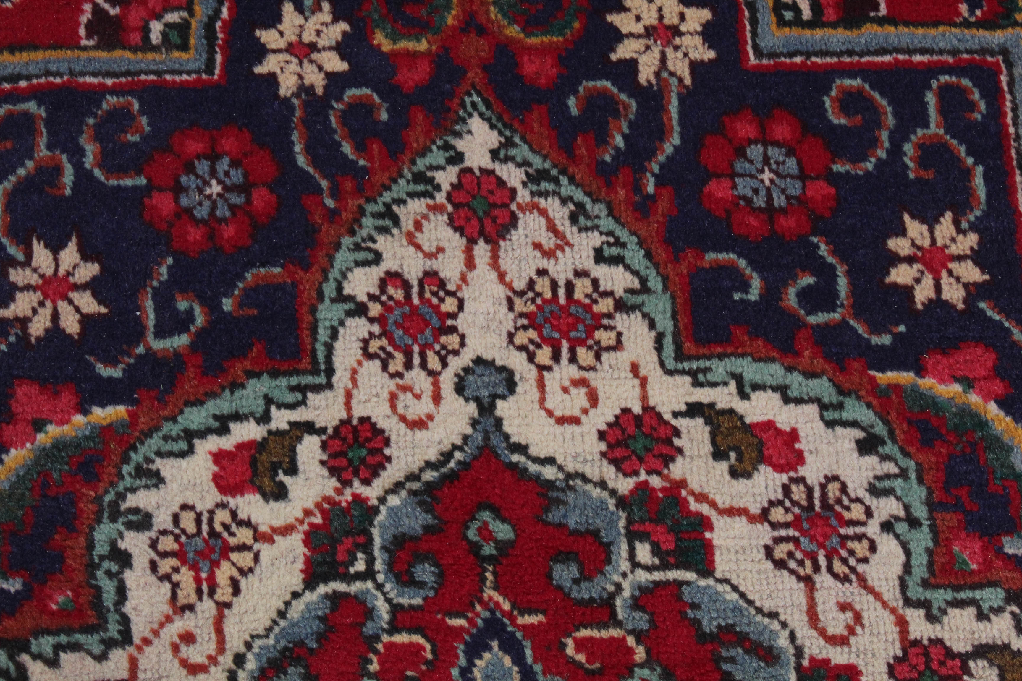 Hand-Knotted Persian Indo-Persian Tabatabai Tabriz Room Sized Rug