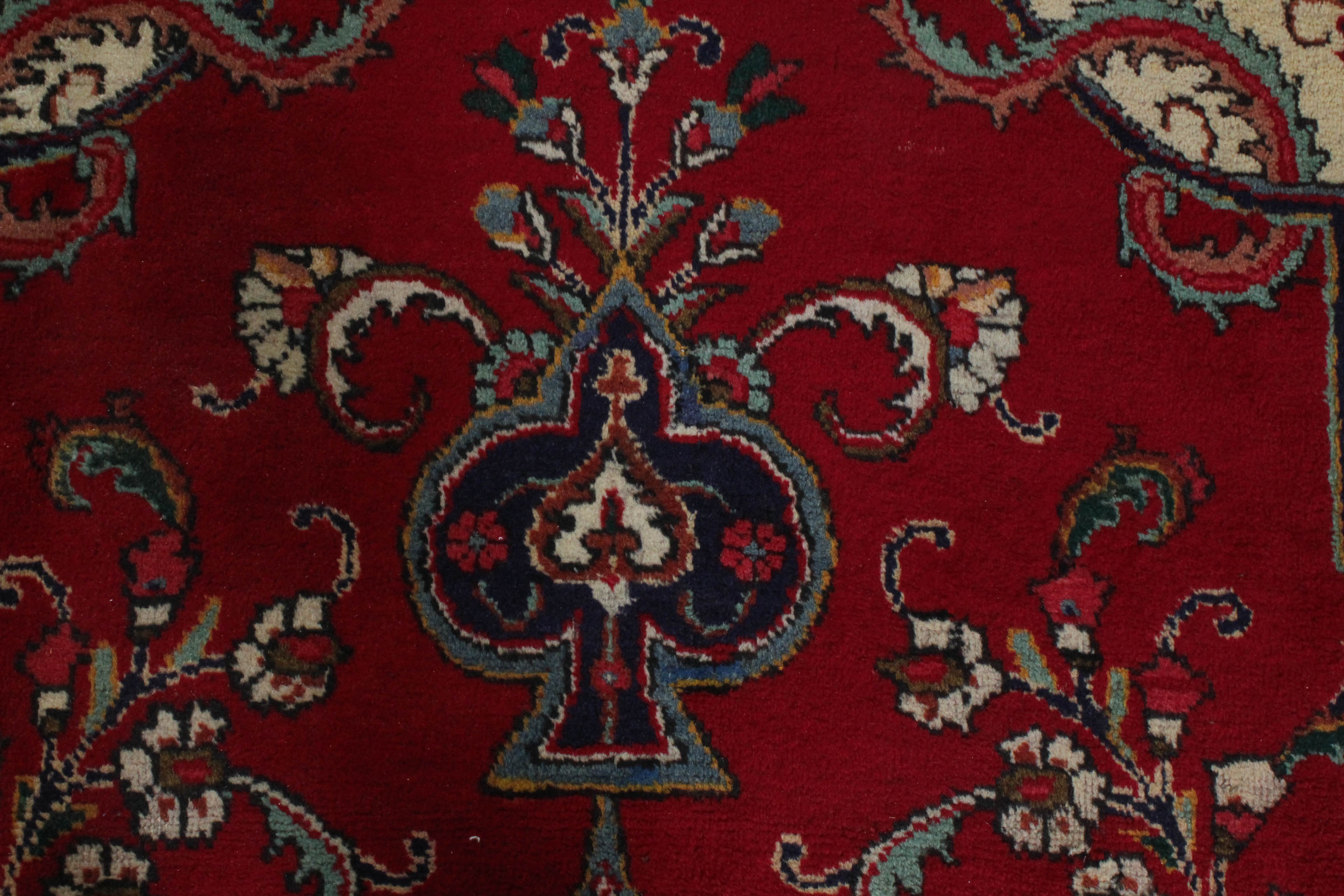 Hand-Knotted Persian Indo-Persian Tabatabai Tabriz Room Sized Rug
