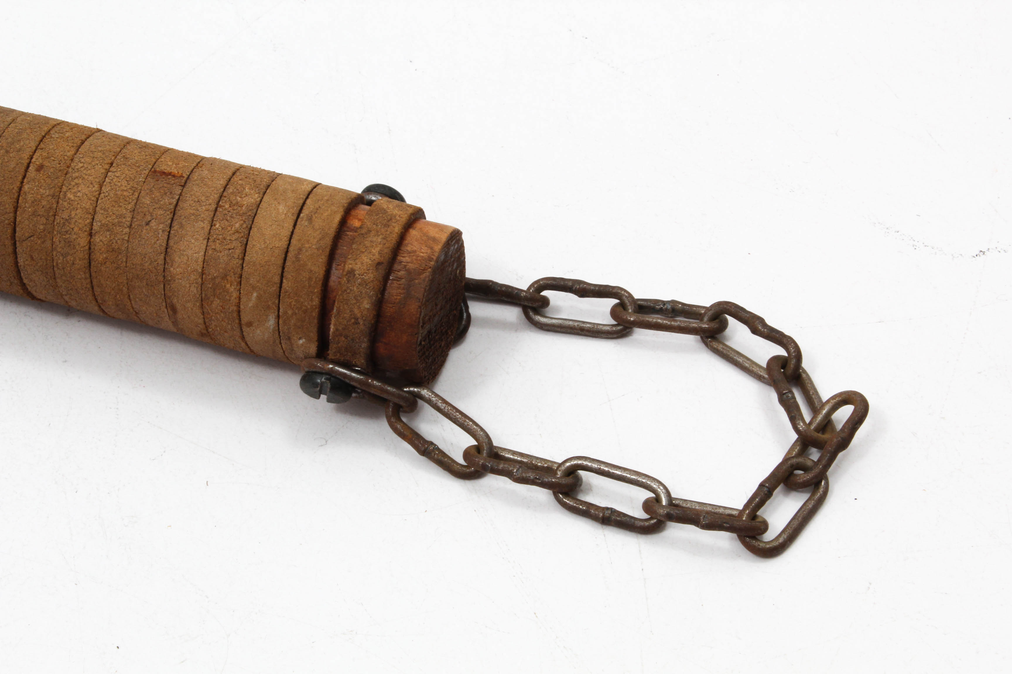 Vintage Flail Mace with Chain