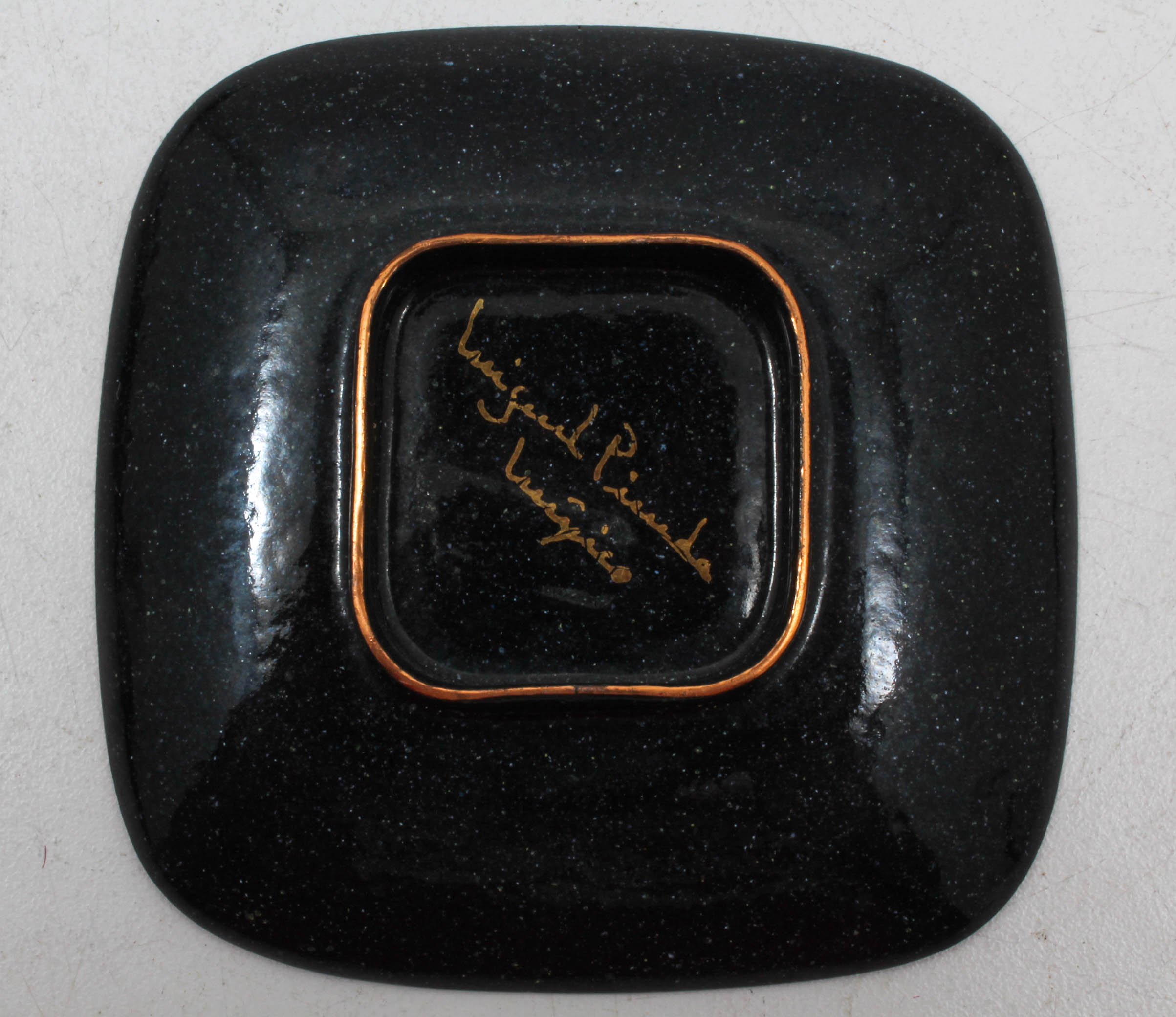 Three Mid Century Miguel Pineda Enamel on Copper Trinket Dishes