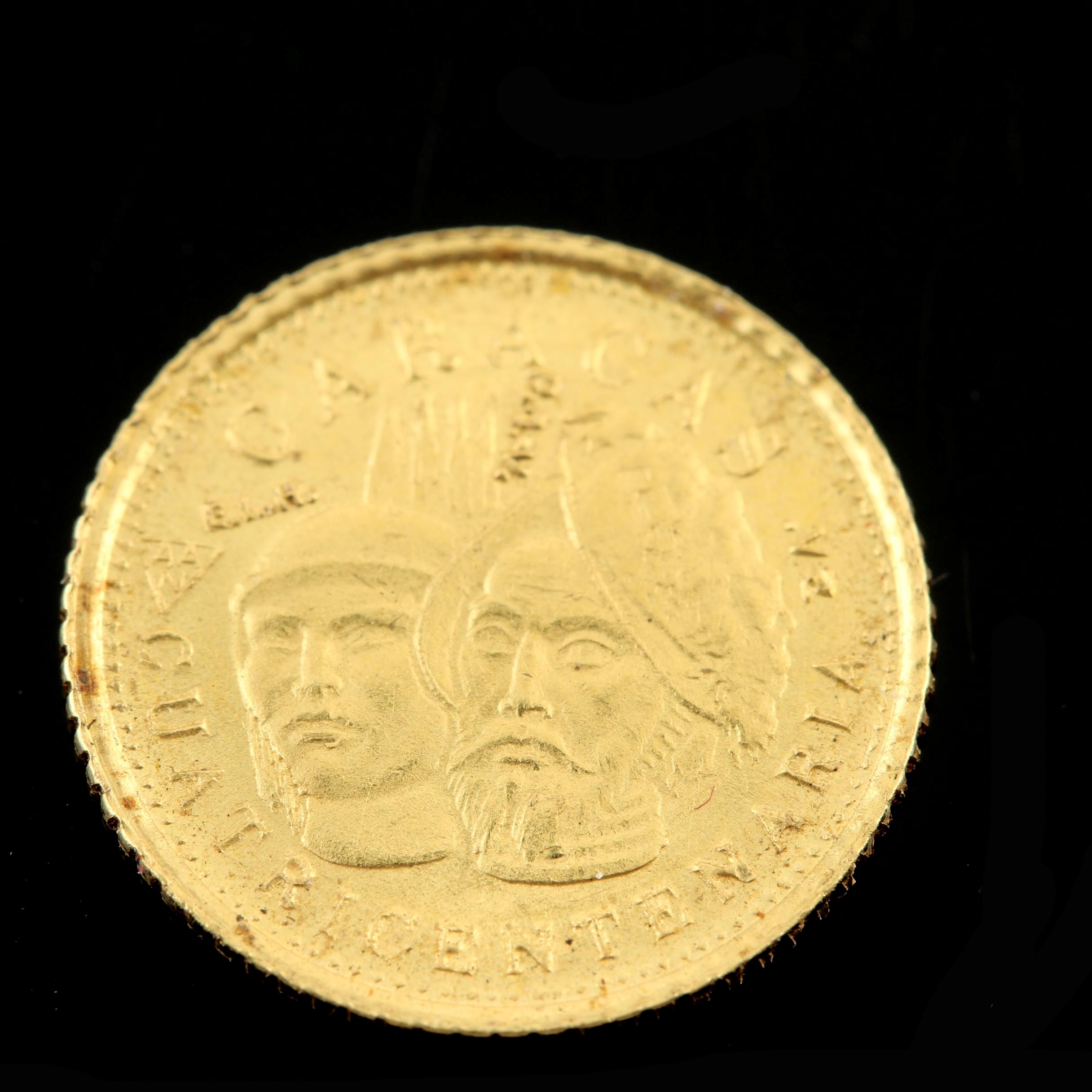 1967 Venezuaela Caracas 400 Year Anniversary .900 Gold Coin