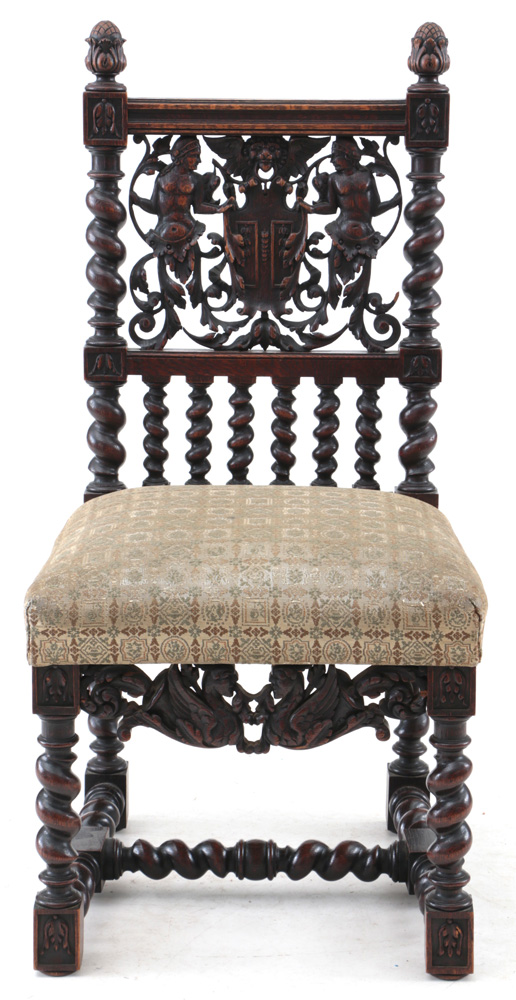 Carved Italian Renaissance Style Chair