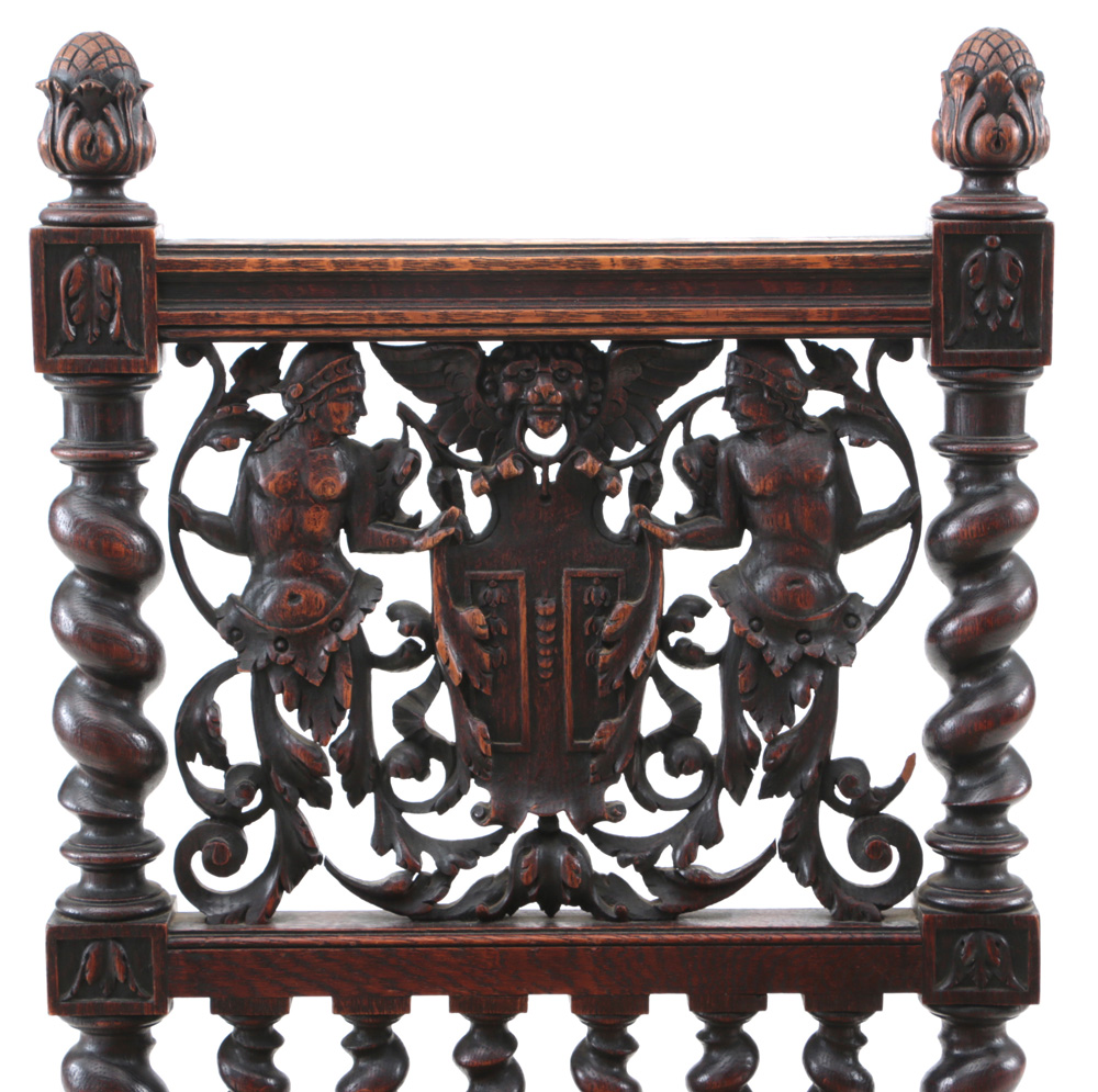 Carved Italian Renaissance Style Chair