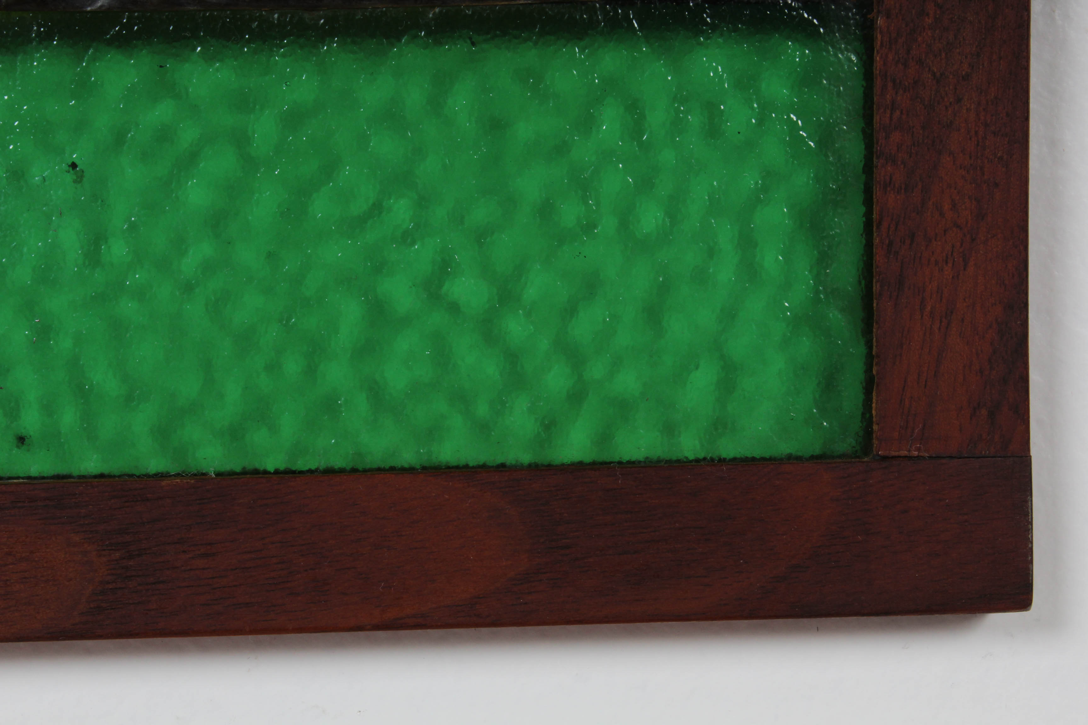 Vintage Primitive Style Stained Glass Mosaic